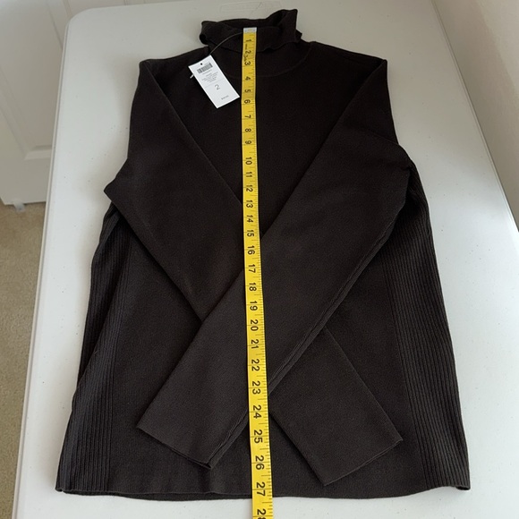 Chico's Rich Brown Turtleneck Sweater - Picture 5 of 15